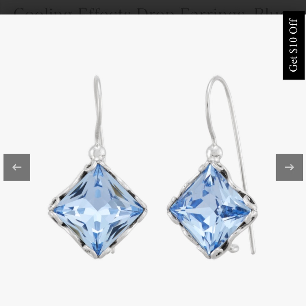 Silpada Blue Drop Earrings